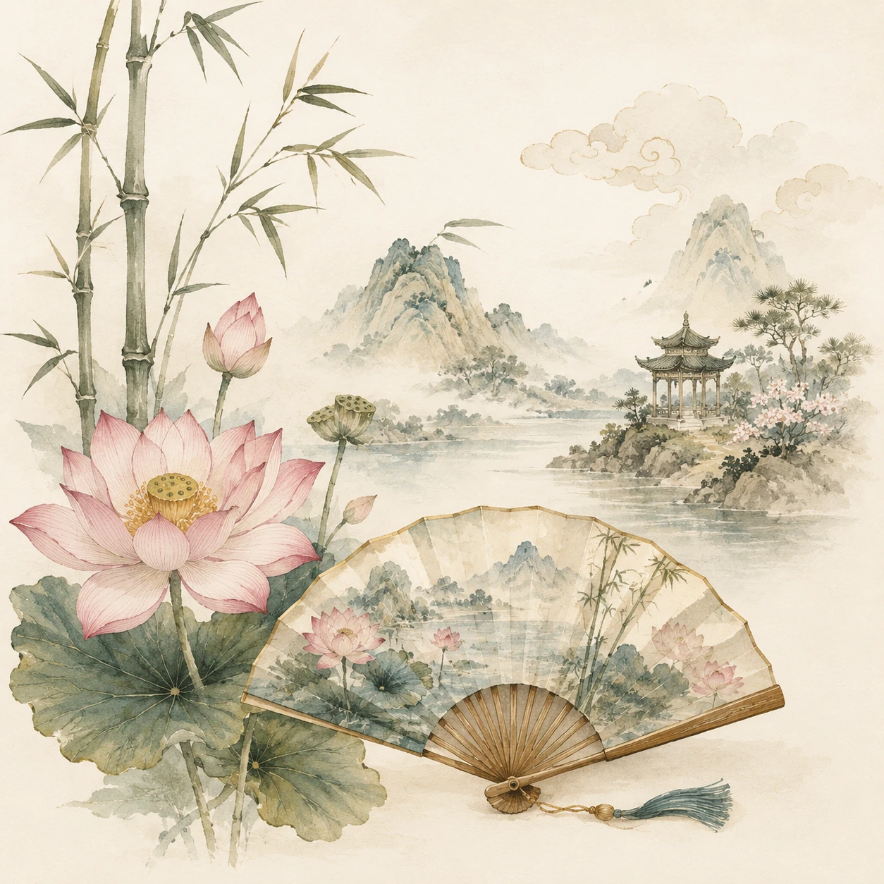 eastern inspired design pattern