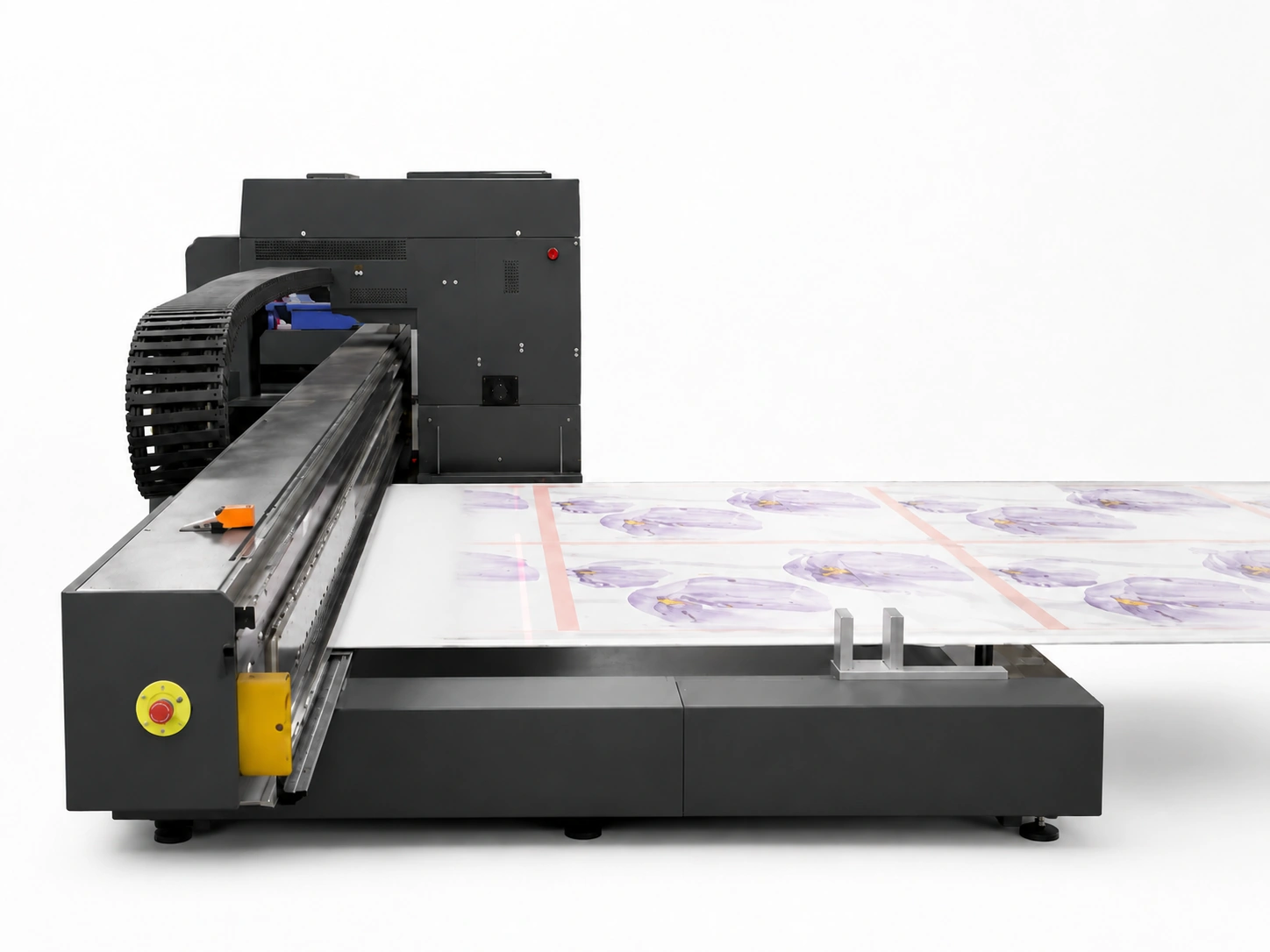 Flatbed digital silk printing machine for premium custom textile production