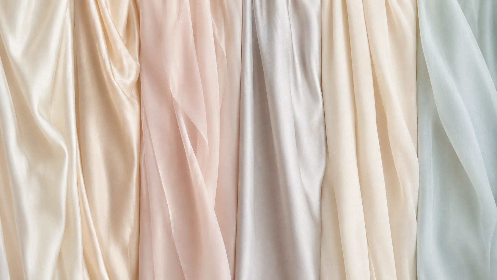 Morandi color silk fabric texture with soft elegant folds